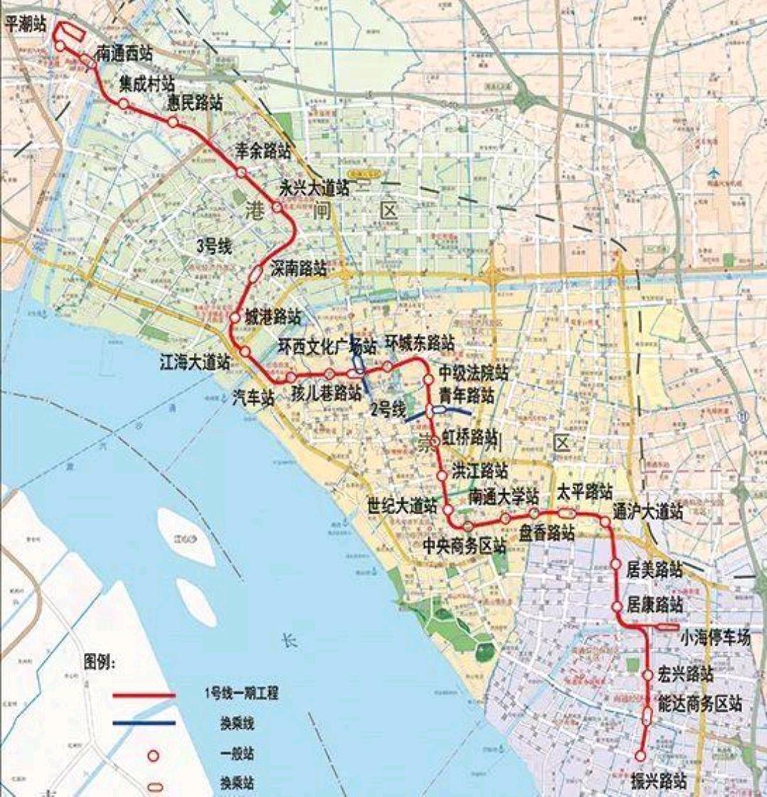 南通地铁2号线最新版规划图揭晓